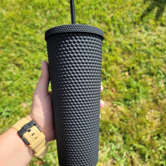 Starbucks Matte Black Studded Tumbler Soft Touch New Release 2021 Cup Limited - Picture 16 of 16
